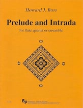 PRELUDE AND INTRADA FLUTE QUARTET cover